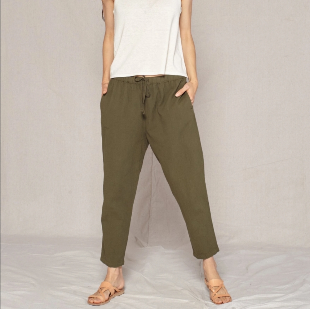 Outerknown Sustainable Sol Green Beach Pants  Sz L